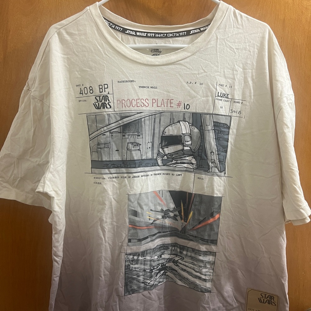 Star Wars Shirt 45th Anniversary Luke Skywalker Disney tee